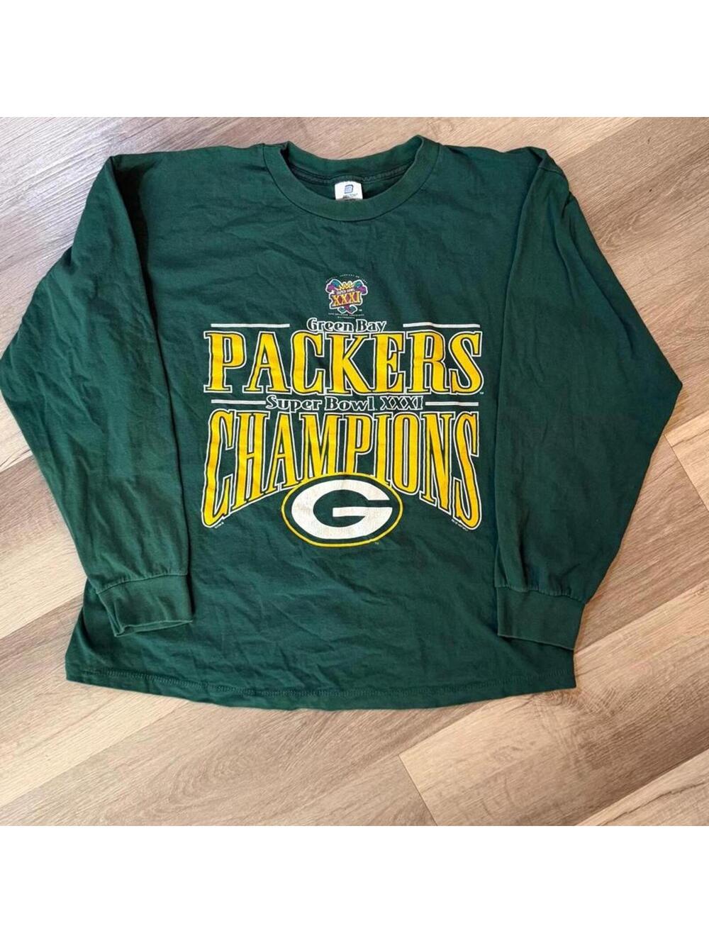 Vintage 1997 Packers Superbowl Champions New Orleans Louisiana size XL